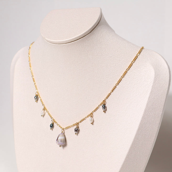 Cone Shell Chandelier Necklace