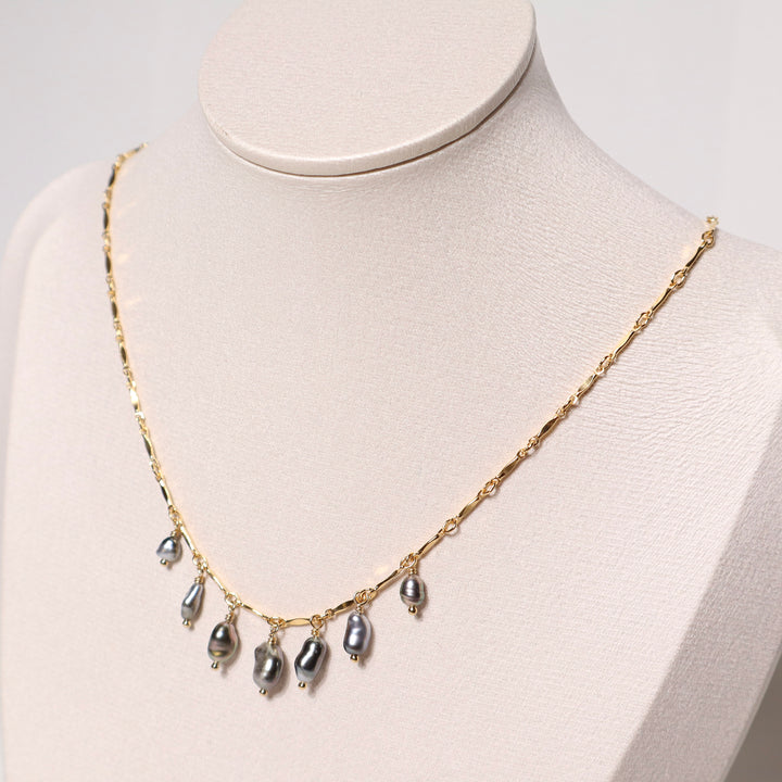 Tahitian Chandelier Necklace