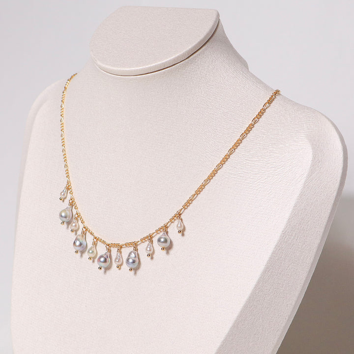Japanese Akoya Chandelier Necklace