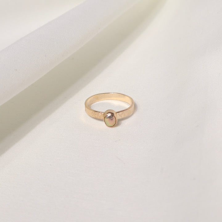 Edison Hibiscus Ring - Size 9