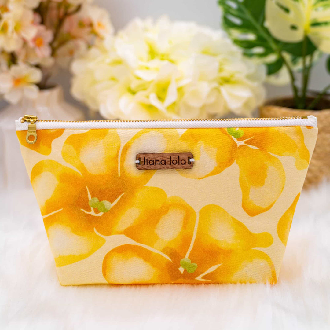 Accessory Pouch in Puakenikeni Cream - Liana Lola