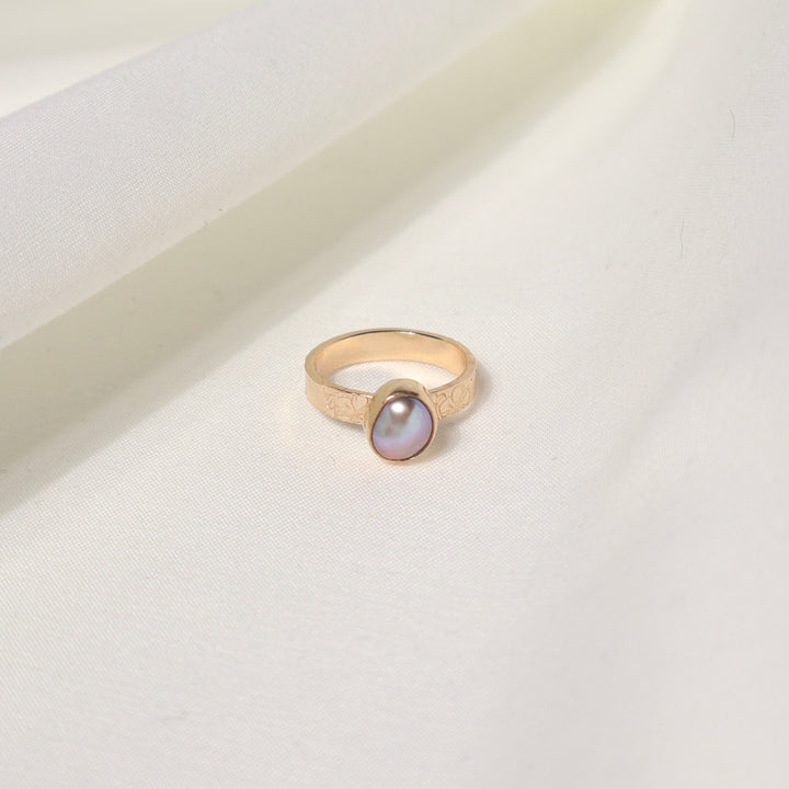 Edison Hibiscus Ring - Size 3.5