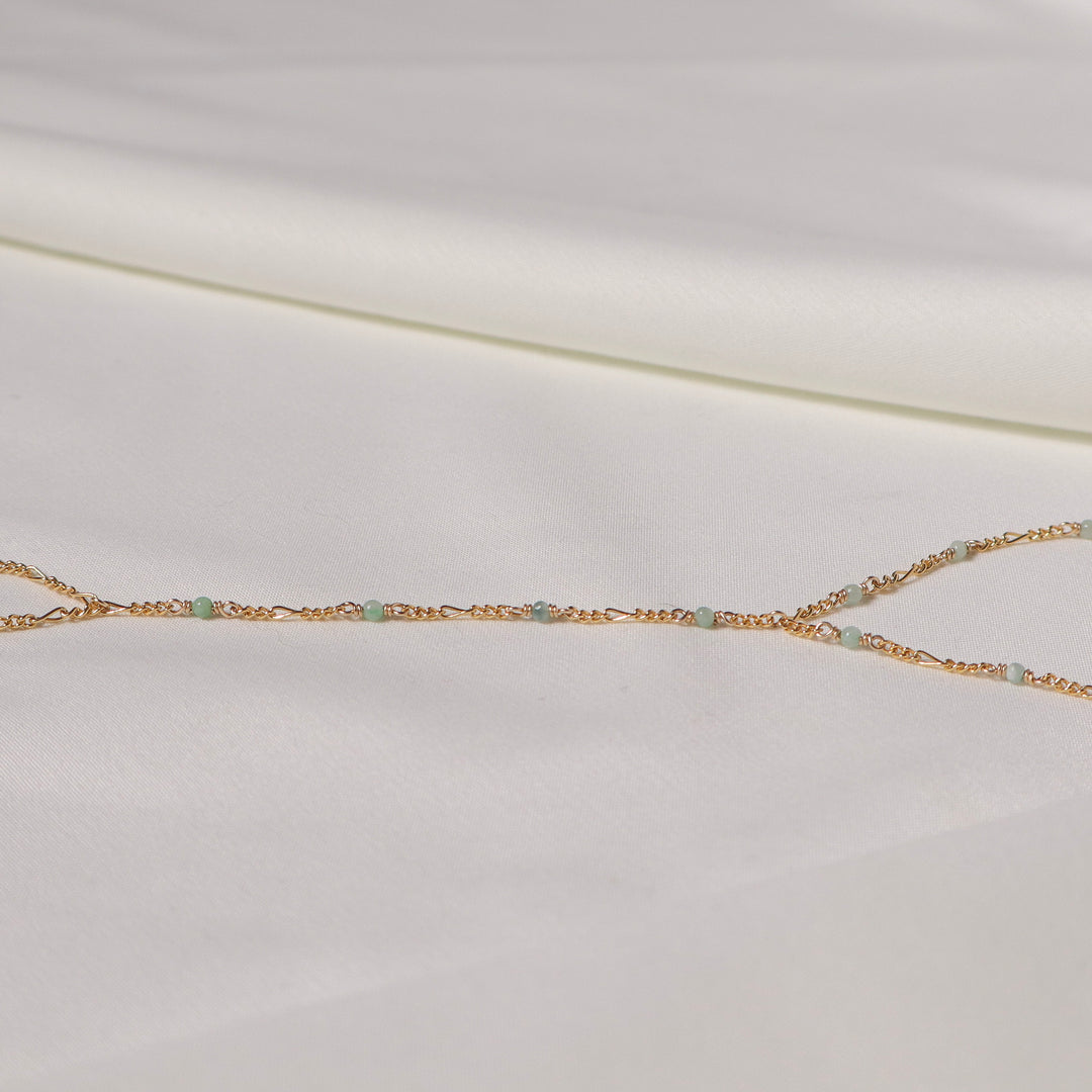 Flowing Jade Hand Chain