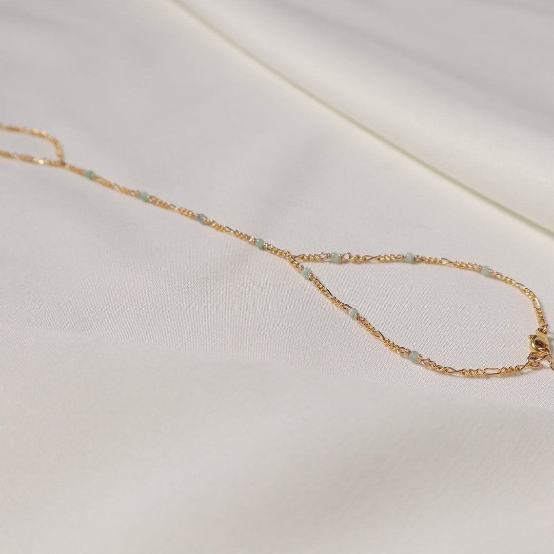 Flowing Jade Hand Chain