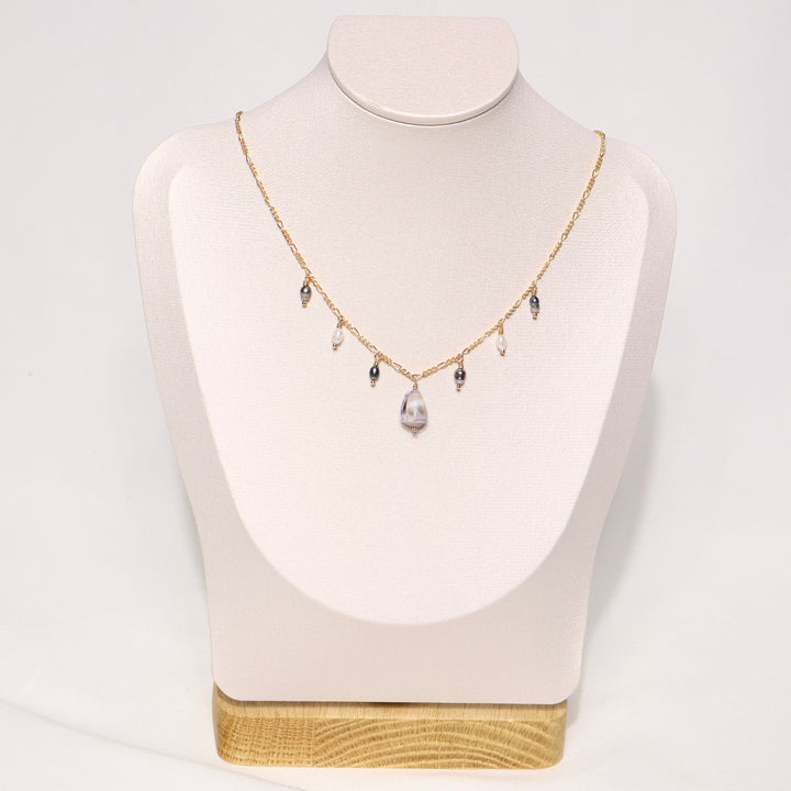 Cone Shell Chandelier Necklace
