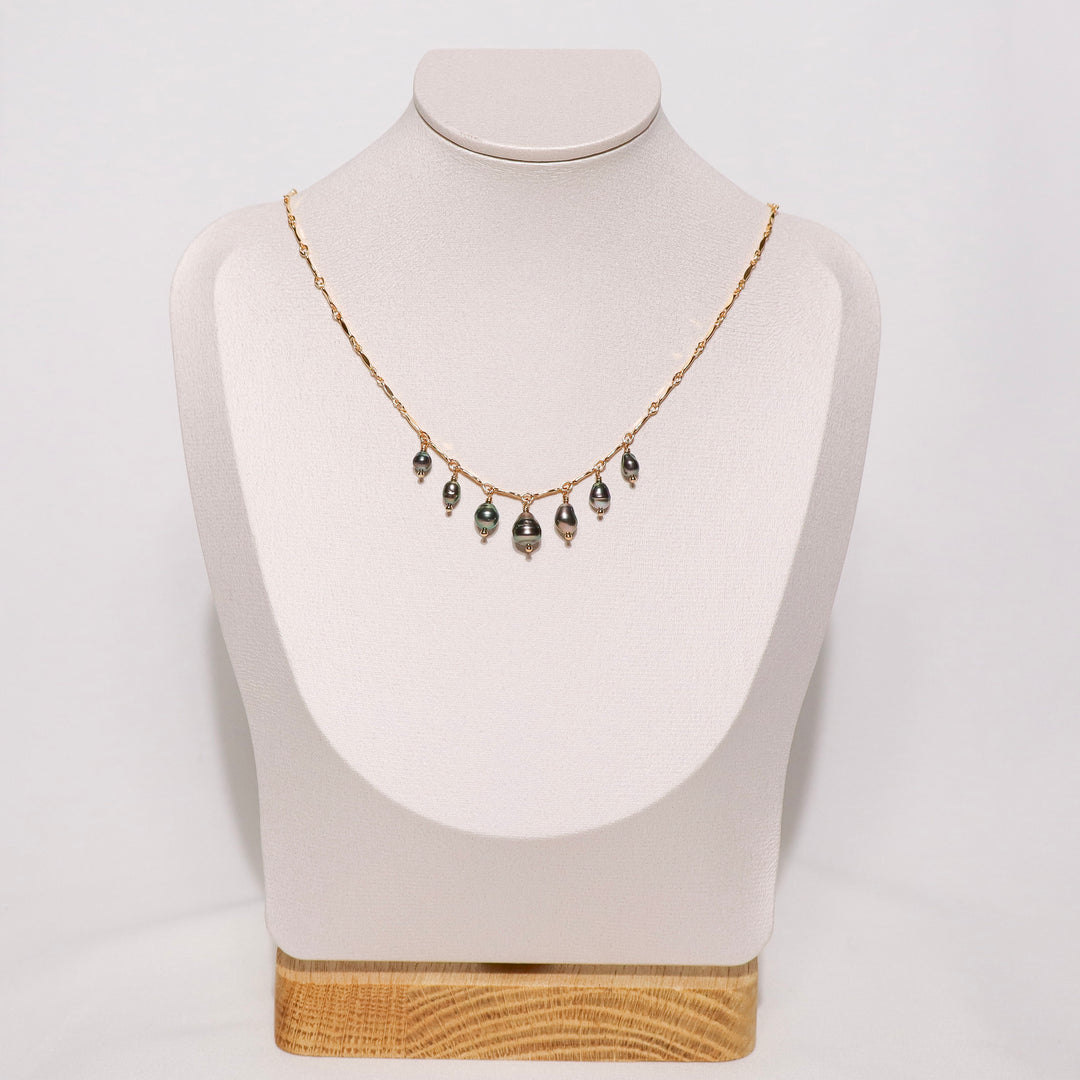 Premium Tahitian Chandelier Necklace
