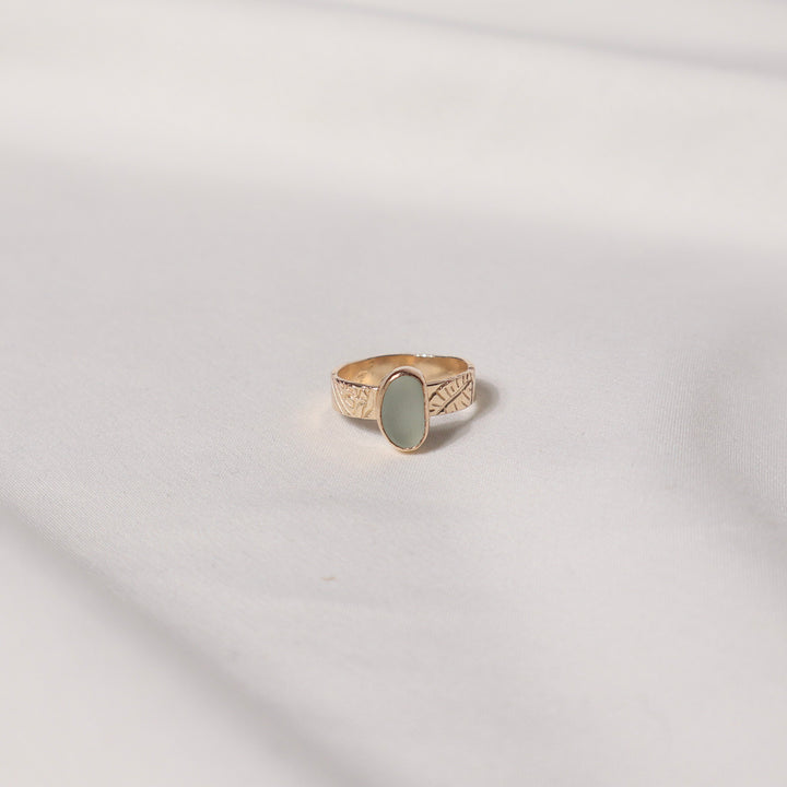 Seaglass Diver Shell Ring - Size 5.5