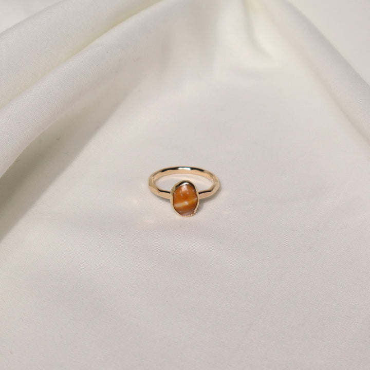 Shell Gold & Bold Ring - Size 7.5