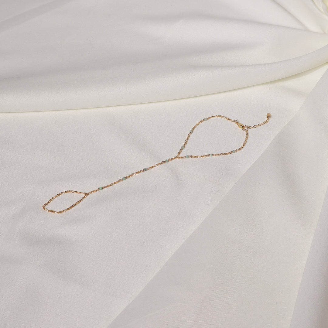 Flowing Jade Hand Chain