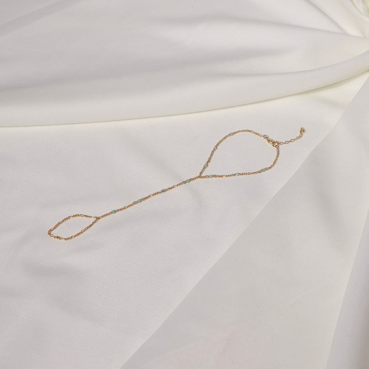 Flowing Jade Hand Chain