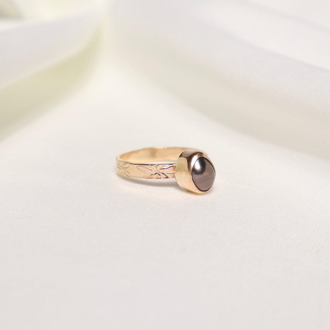 Tahitian Tiare Ring - Size 8