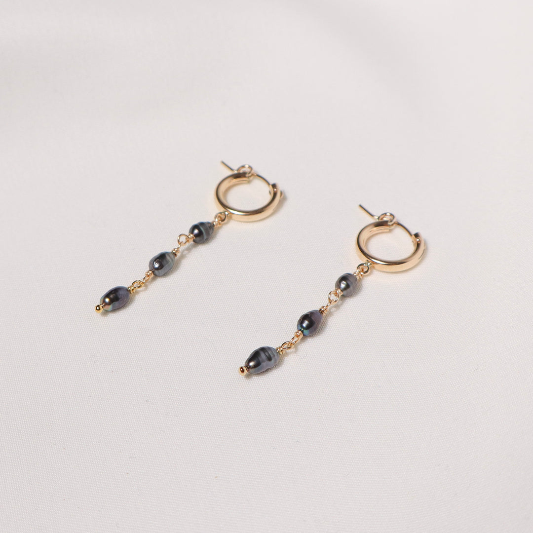 Triple Tahitian Mini Hoops