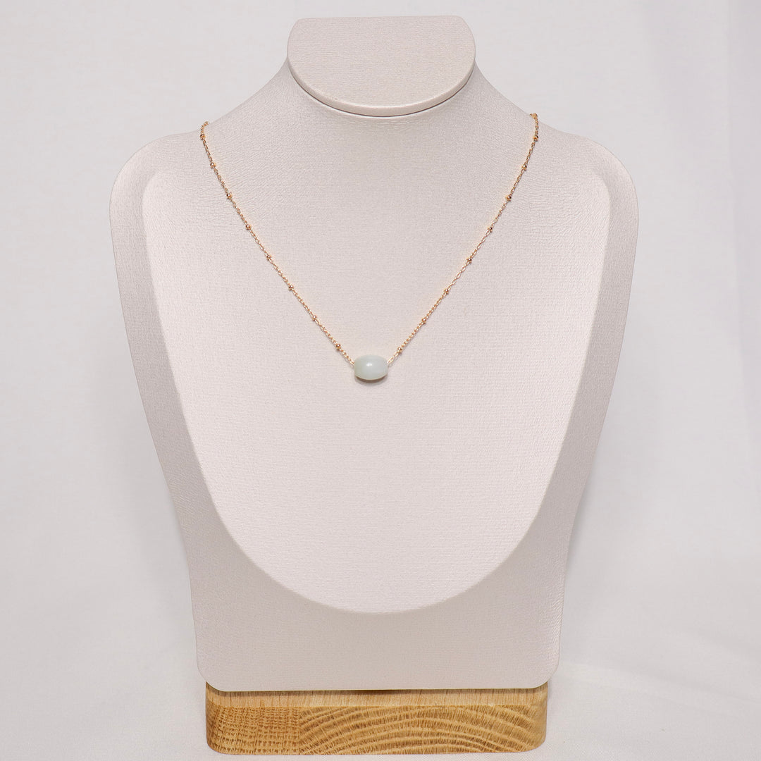 Floating Jade Necklace