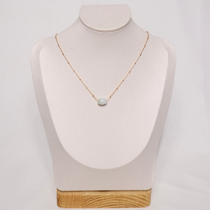 Floating Jade Necklace