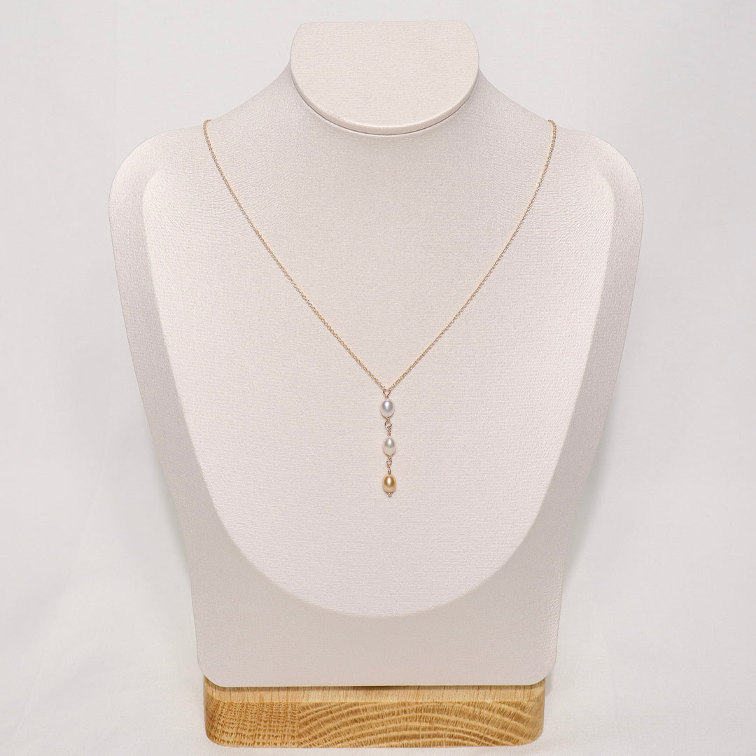 Triple South Sea Necklace