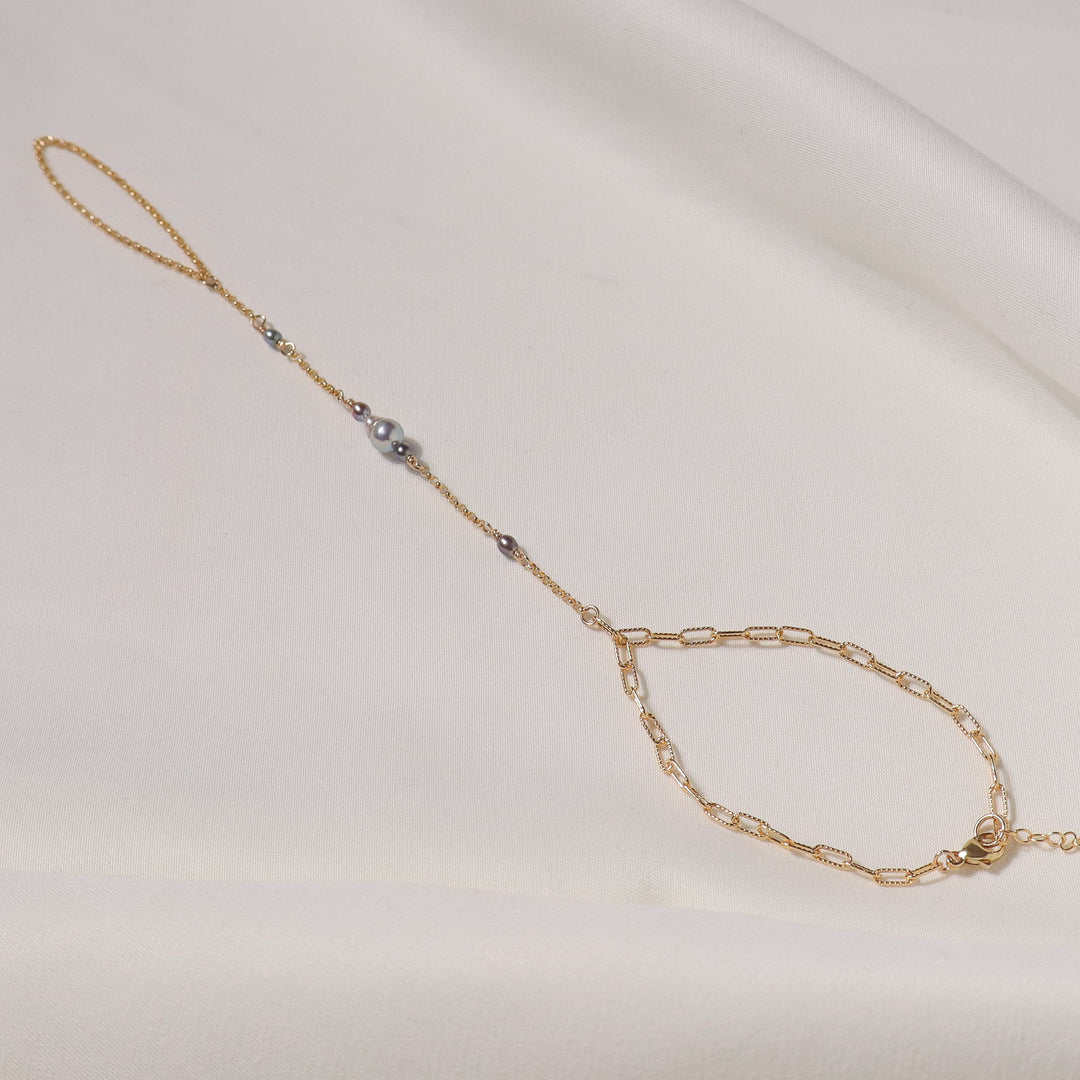 Akoya Tahitian Hand Chain