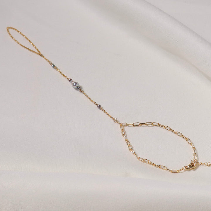 Akoya Tahitian Hand Chain