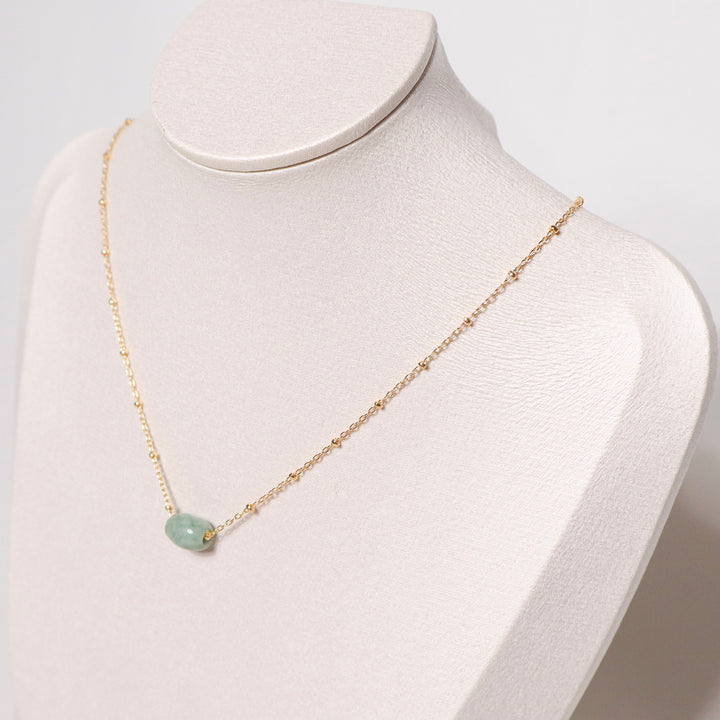 Floating Jade Necklace