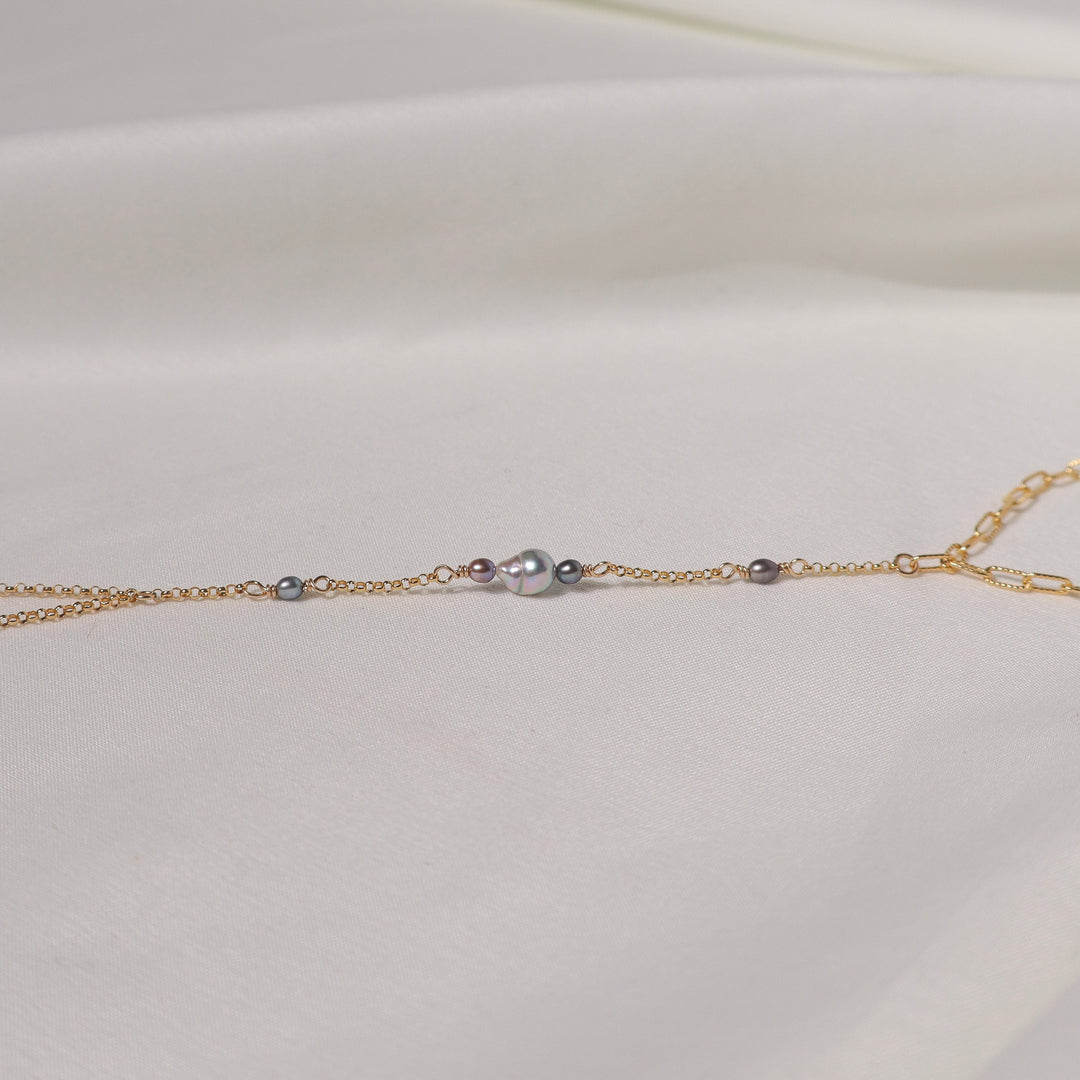 Akoya Tahitian Hand Chain
