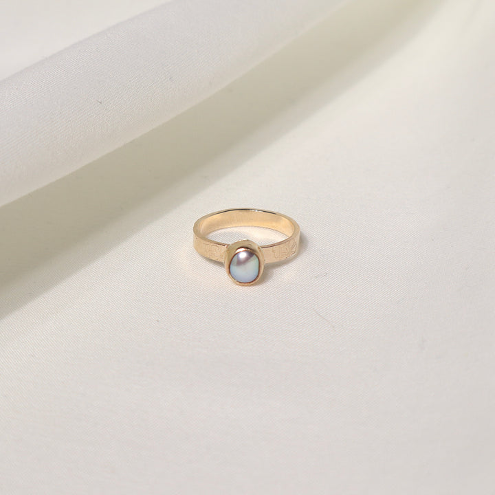 Edison Hibiscus Ring - Size 5.5