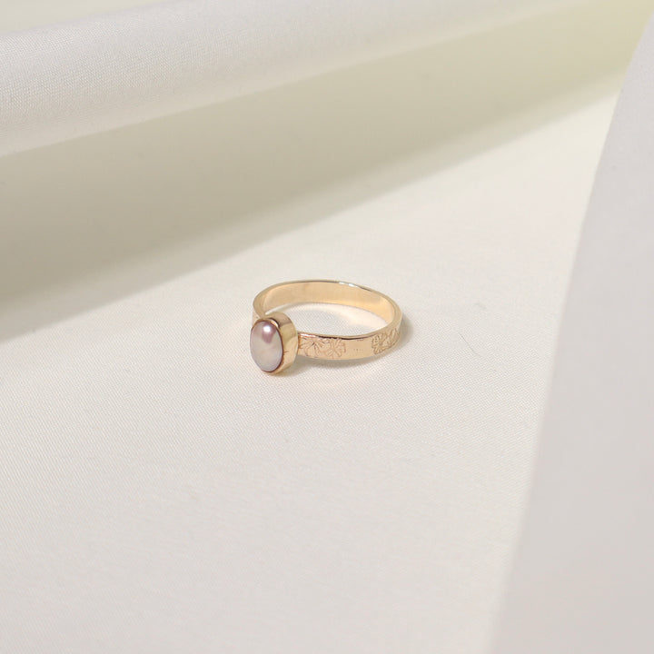 Edison Hibiscus Ring - Size 8