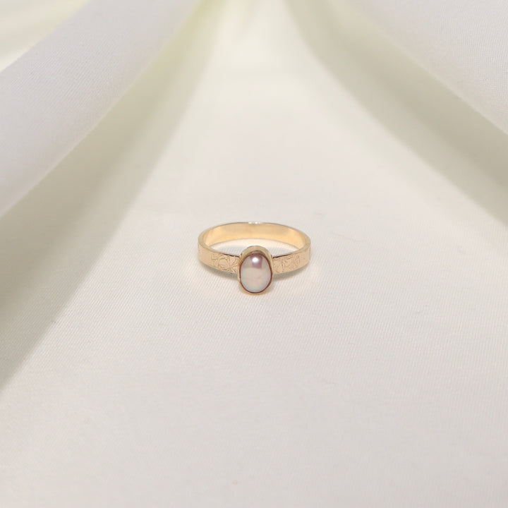 Edison Hibiscus Ring - Size 8