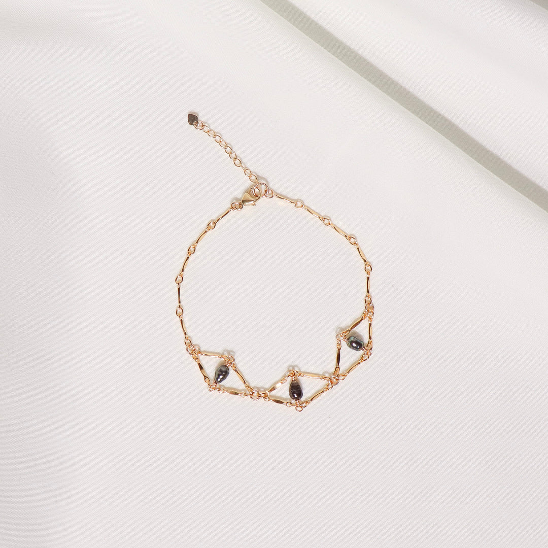 Triple Diamond Tahitian Bracelet
