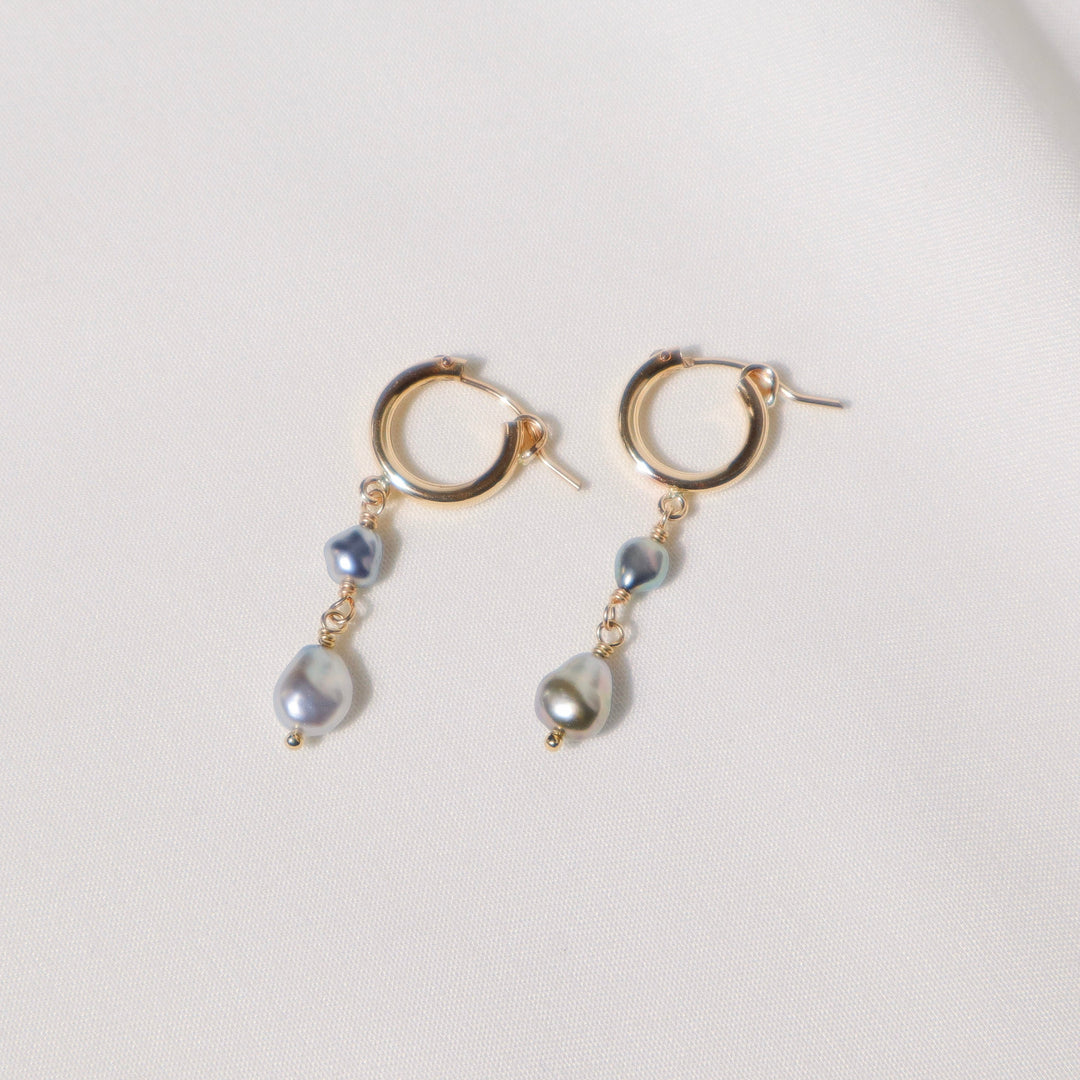 Double Tahitian Mini Hoops