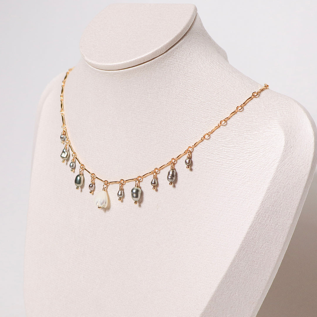 Premium Pikake Multi Chandelier Necklace