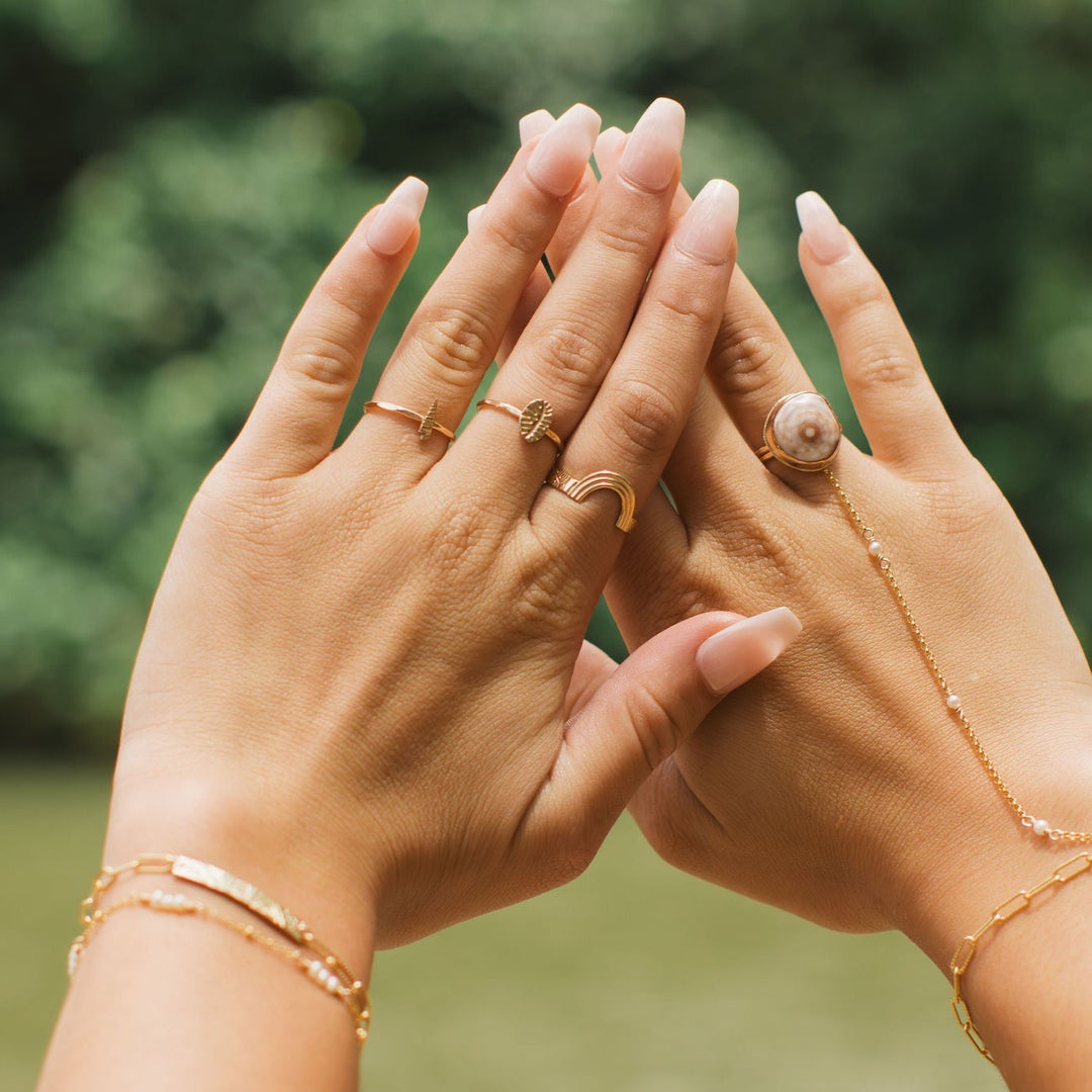 Cowrie Shell Ring