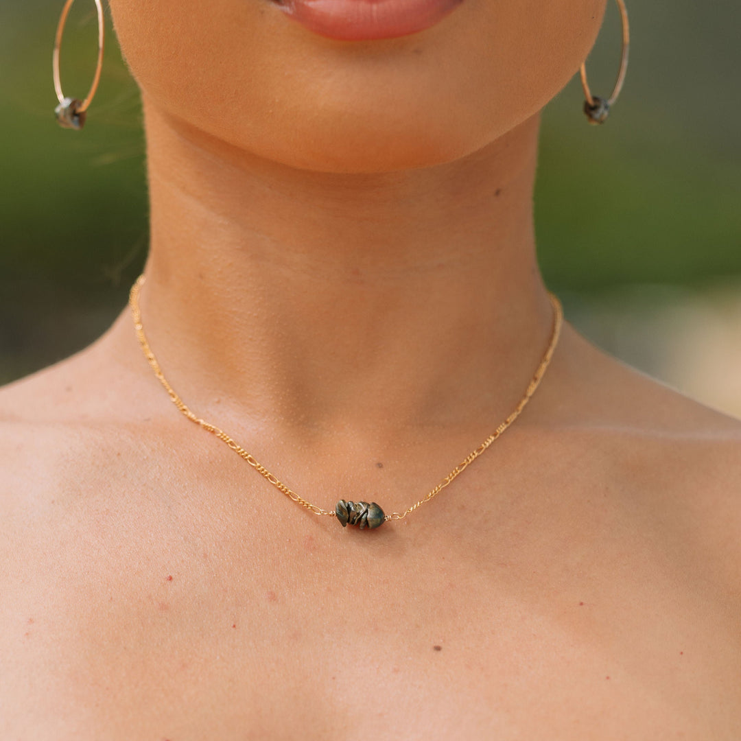 Barred Keshi Necklace