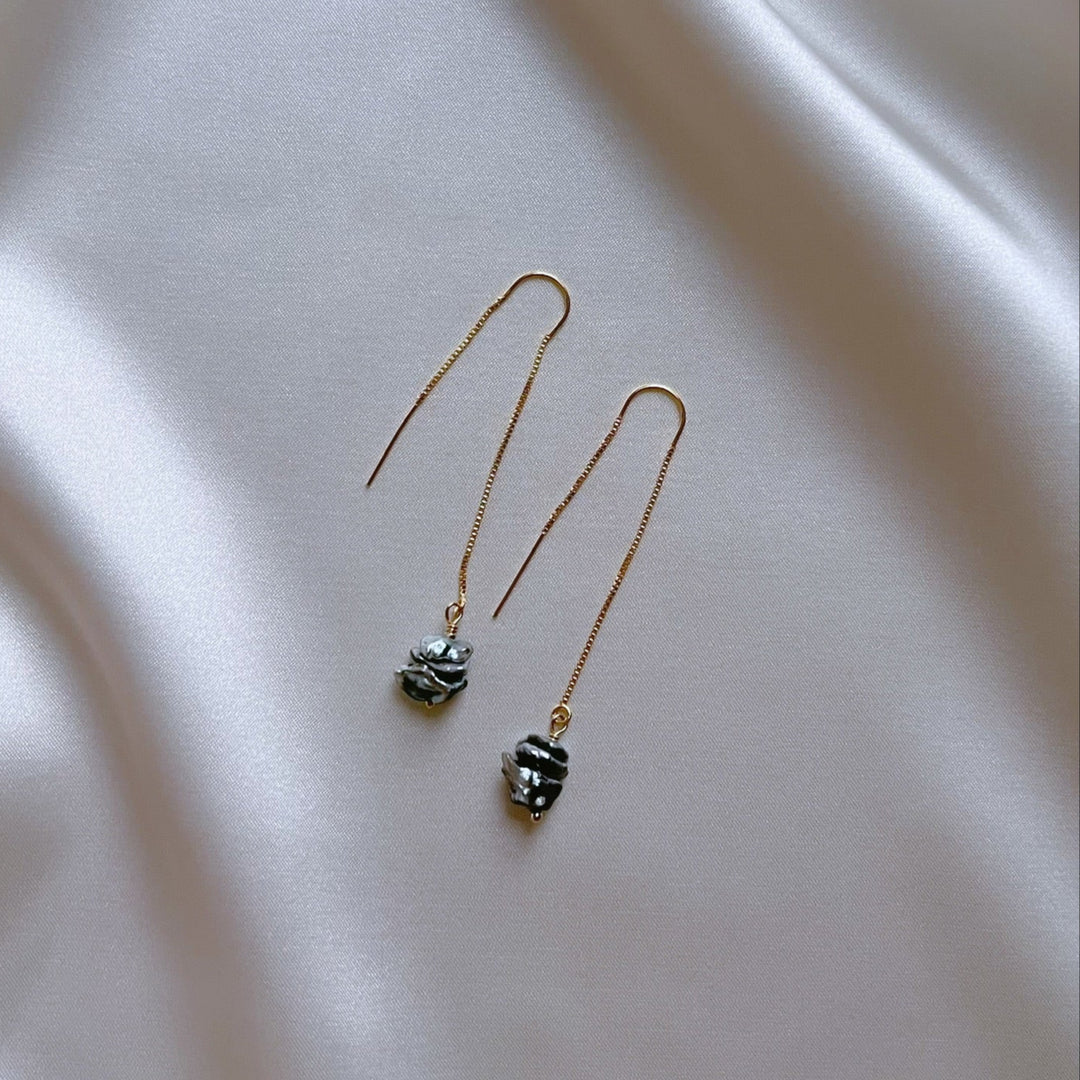 Keshi Drop Box Chain Threaders