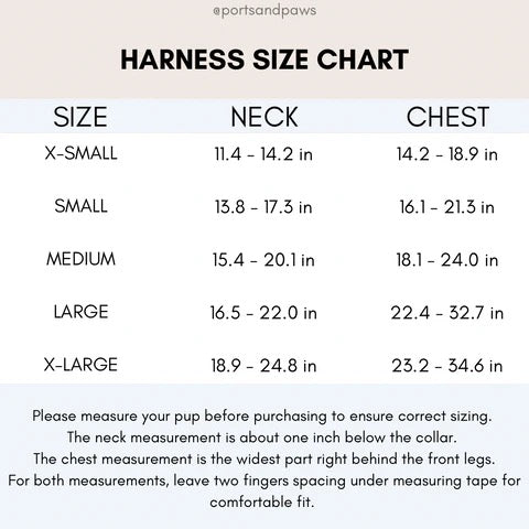 Ubae Adjustable Harness - Ports and Paws