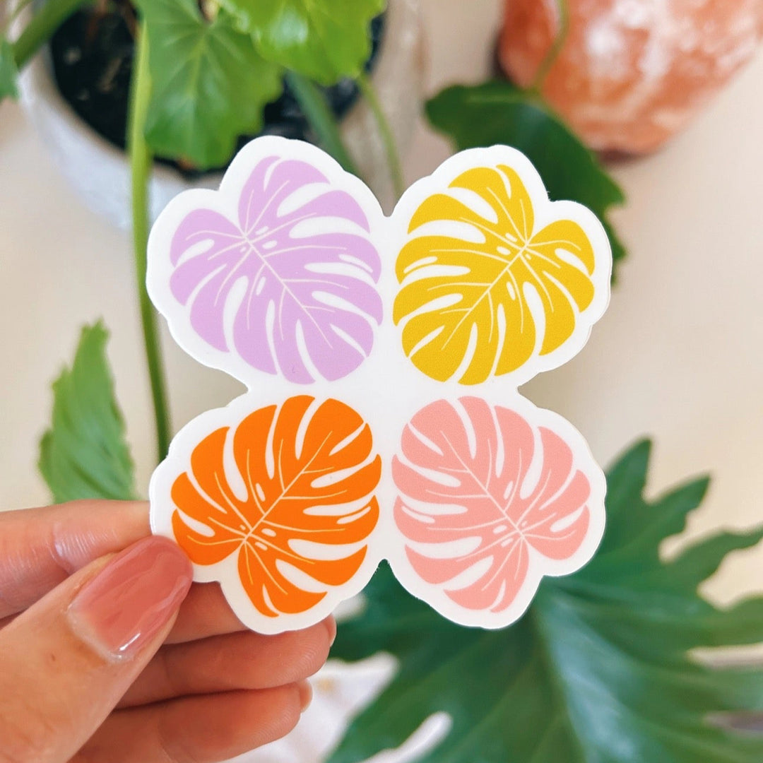 Monstera Leaf Sticker- Hay Designs Co