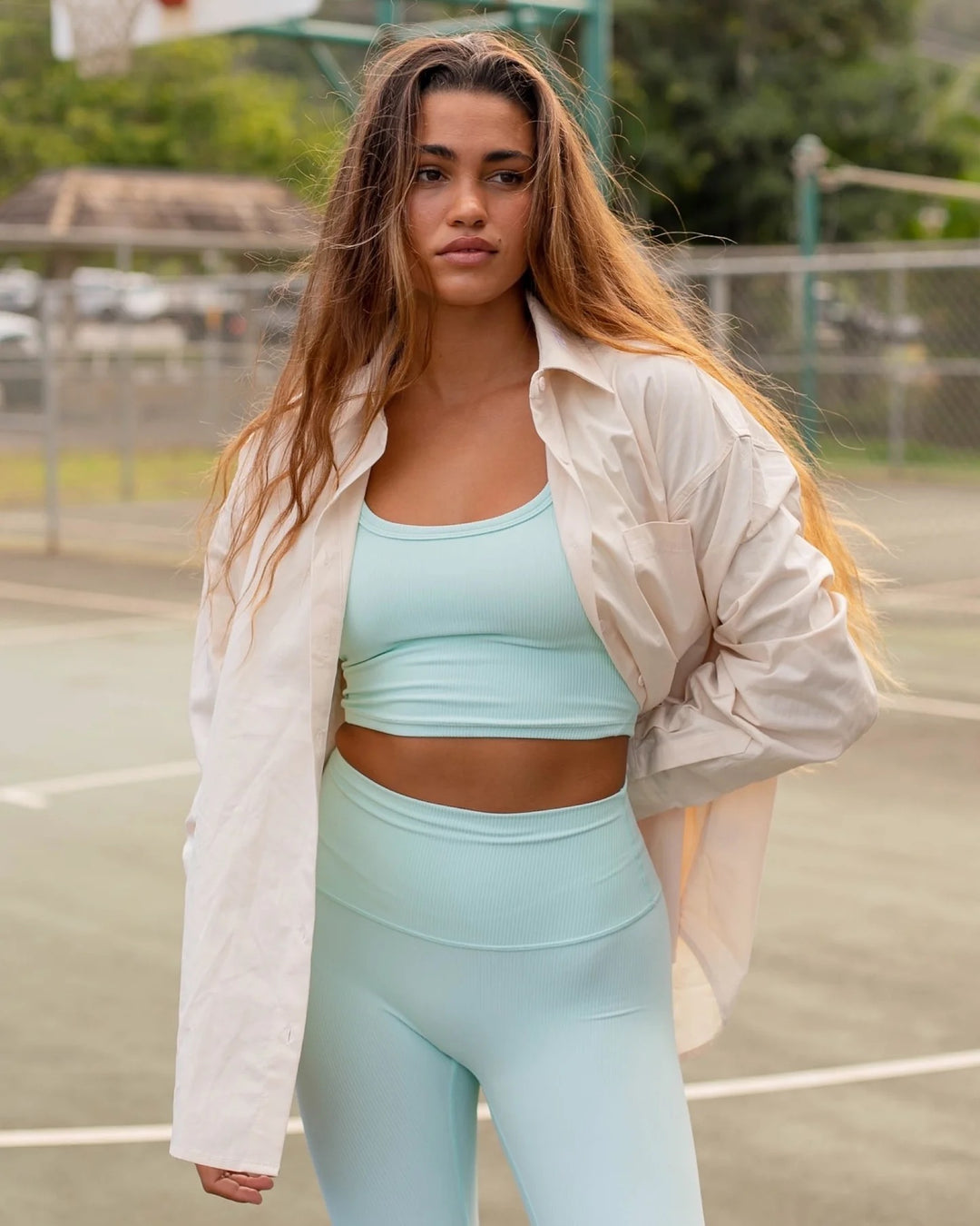 Canvas Long Sleeve Cover Up - Active By Teal