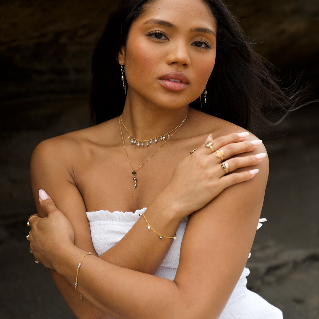 Japanese Akoya Chandelier Necklace