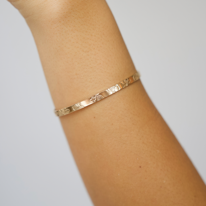 Ginger Stamped Bangle