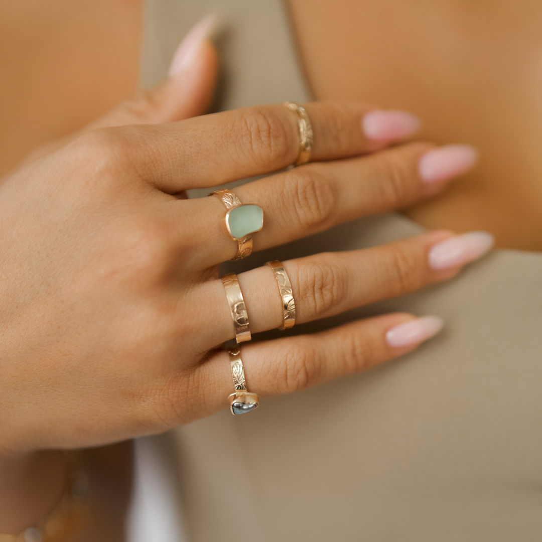 Ginger Stamped Ring