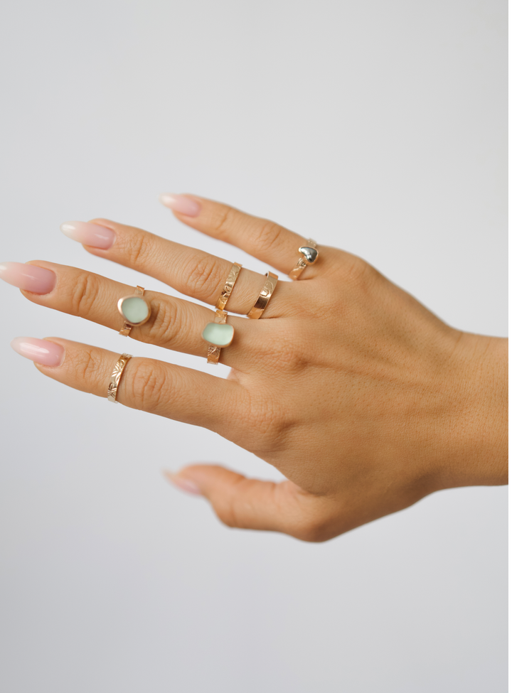 Ginger Stamped Ring