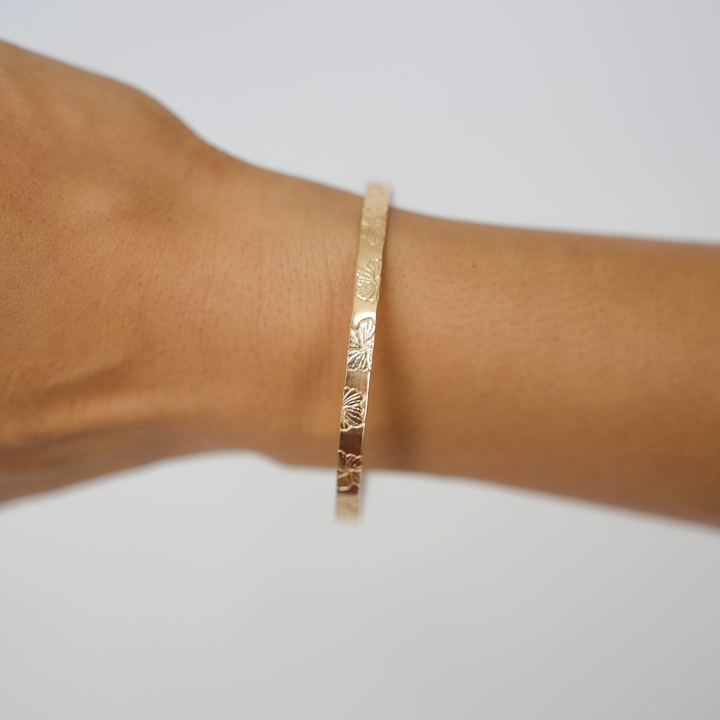 Ilima Stamped Bangle