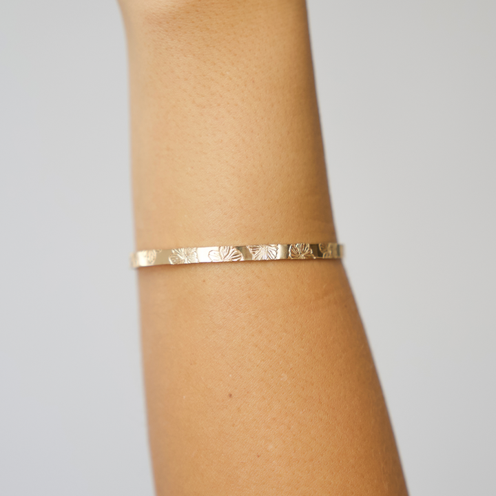 Ilima Stamped Bangle