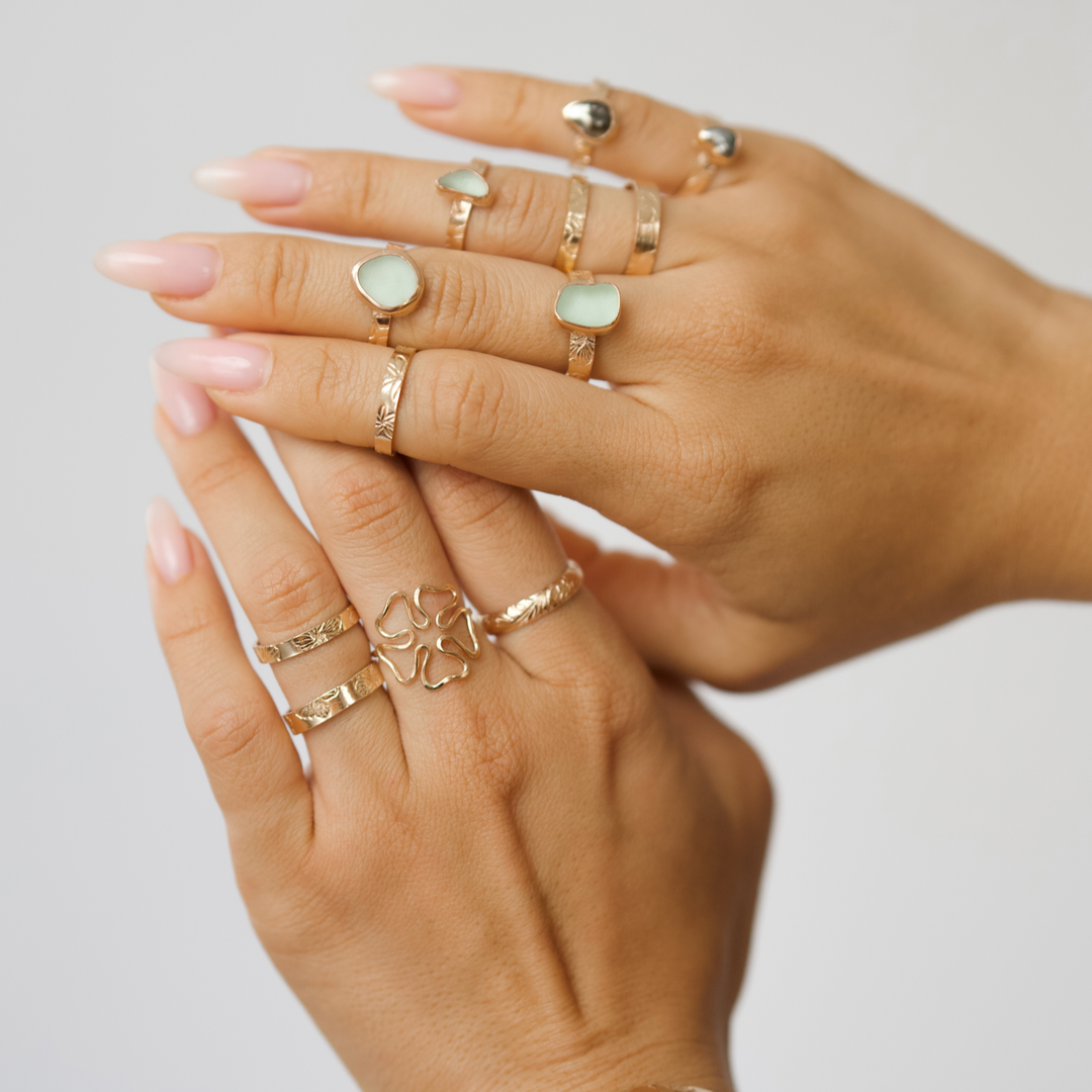 Ilima Stamped Ring