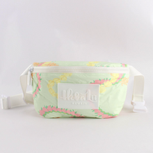 Load image into Gallery viewer, Green Lei Tyvek Fanny Pack - Hoku Li&#39;i Hawaii
