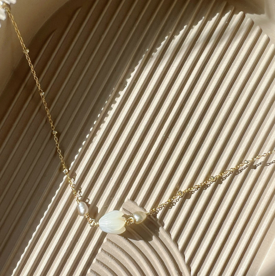 South Sea Pikake Choker