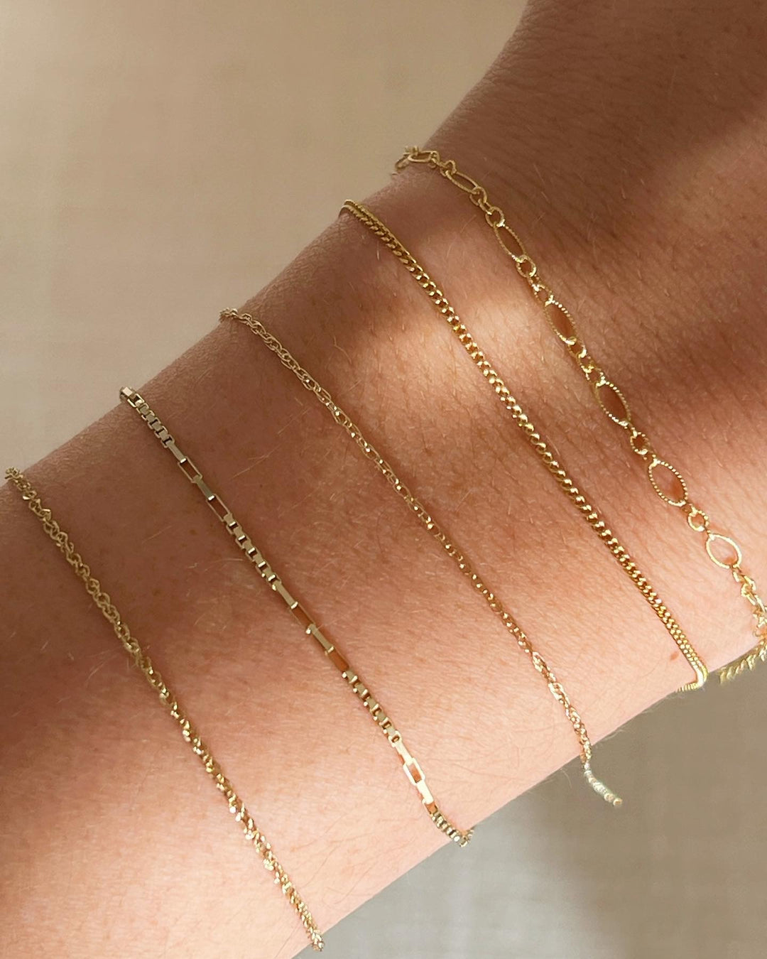 Permanent Jewelry 14K Goldfill Chain Bracelet - Rope