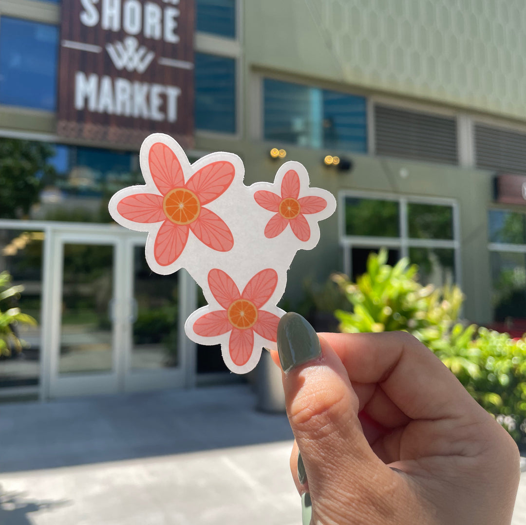 Floral Citrus Sticker - Shop Keiko